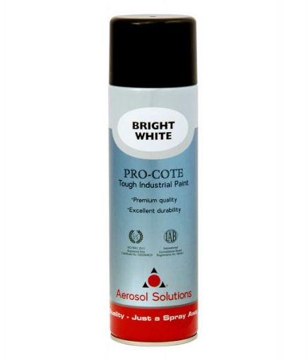 Picture of Aerosol Solution Pro-cote Bright White Paint 500 ml