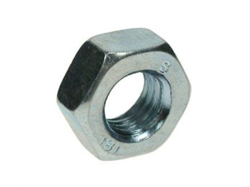 Picture of 7/16" UNF Full Nut BS 1768 Grade 1 Bzp