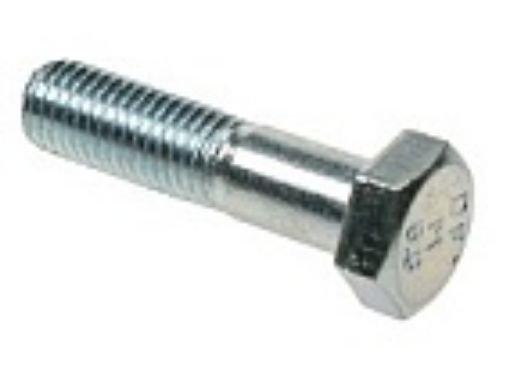 Picture of M8 X 120 Hex Head Bolt 8.8 DIN931 BZP