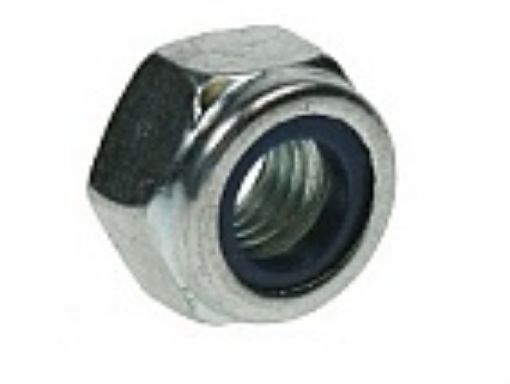 Picture of M20 Nyloc Nut Type P DIN 982 Grade 8 Bzp