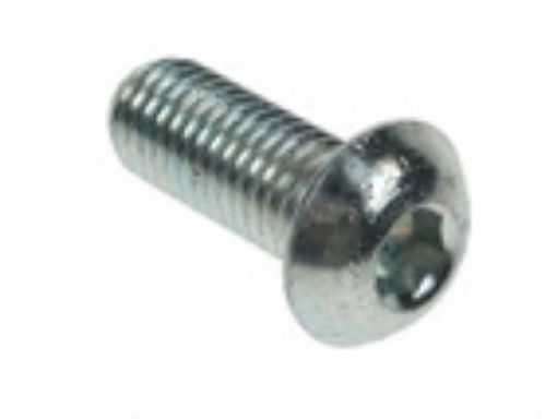 Picture of M4 x 10 Button Head Socket Screw ISO7380 bzp