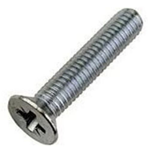 Picture of M5 X 10 CSK Posi Machine Screw DIN965 A2-304