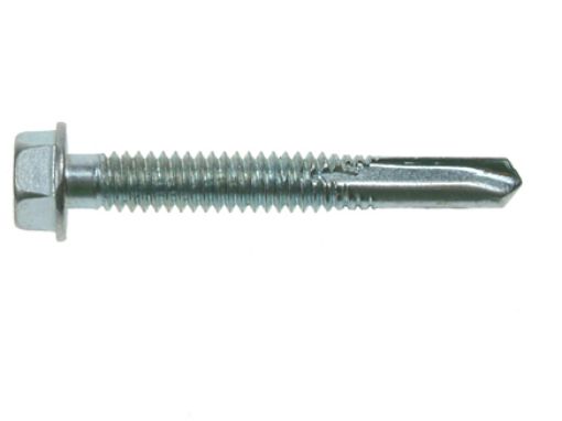 Picture of 5.5 X 19 Hex Tek Roofing Self Drill Screws Bzp