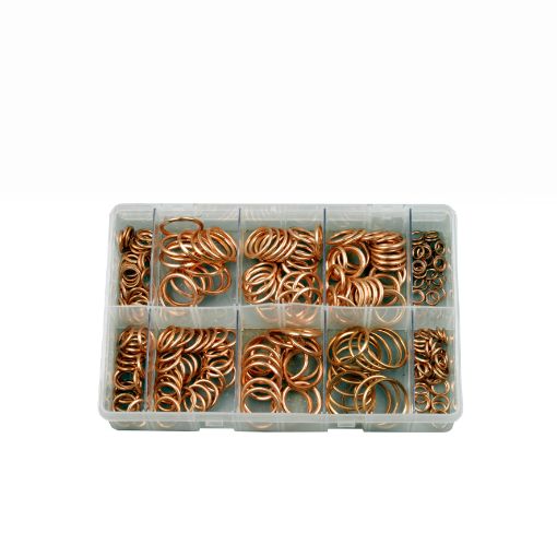 Picture of Assorted Copper Compression Washers