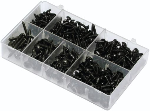 Picture of Assorted MiniBox Bla S/Tapping Screw Pzd Flange 6-10