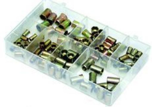 Picture of Assorted Threaded Nutserts &amp; Hexserts 4-8mm