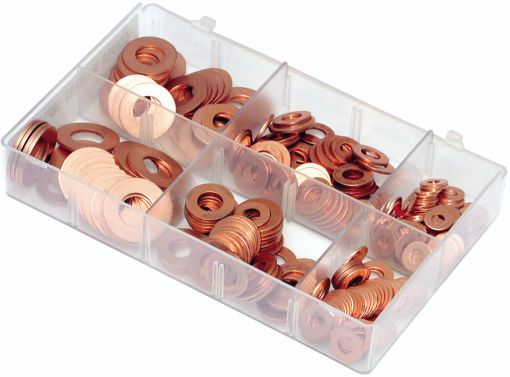 Picture of Mini Box Copper Washers Imperial 3/16-1/2"