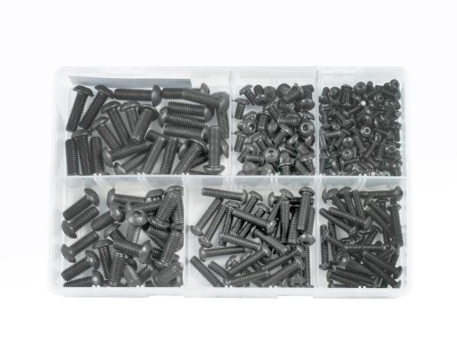 Picture of Assorted Socket Button Screws Black M4-8 (Pack 250)