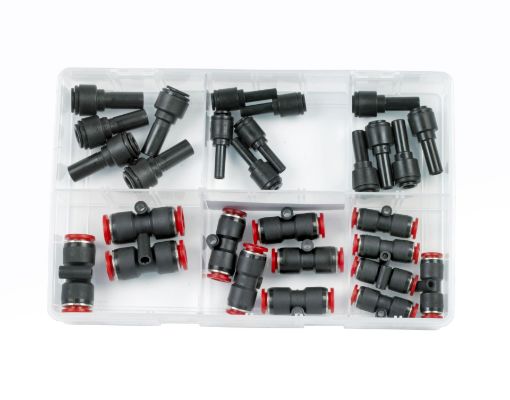 Picture of Assorted Metric Plastic Tube Couplings (Pack 26)