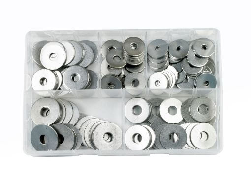 Picture of Assorted Stainless Steel Metric Repair Washers (Pack 155)