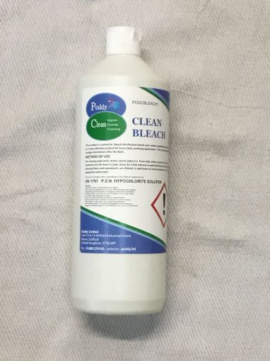 Picture of Poddy Clean - Clean Bleach 1ltr