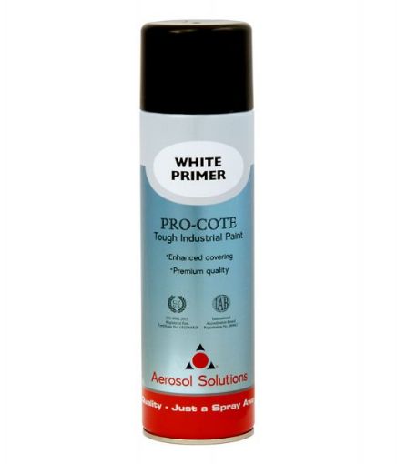 Picture of Aerosol Solution Pro-cote White Primer Paint 500ml