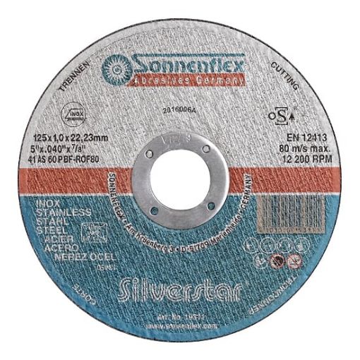 Picture of Sonnenflex 125mm Inox 1.0mm Slitting Disc