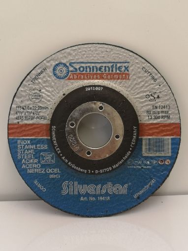 Picture of Sonnenflex 115mm Inox 3.0mm Cuttingg Disc