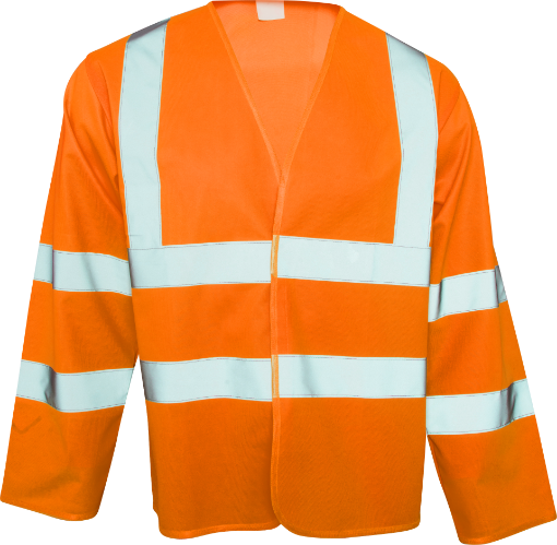 Picture of Long Sleeve High Vis Waistcoat Orange - 2XL