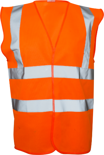 Picture of Orange Hi Vis Waistcoat EN471 Class 2 - 2XL