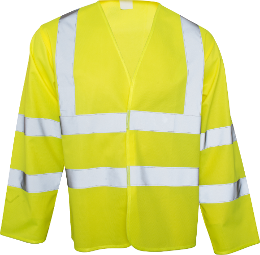 Picture of Long Sleeve High Vis Waistcoat Yellow- 3XL