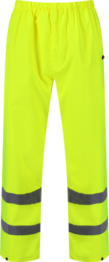 Picture of UCI Yellow High Vis Waterproof Trouser - 3XL