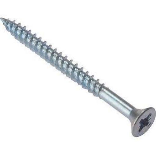 Picture of No.10 X 3.1/2 Pozi CSK Twin Fast Woodscrew Bz