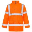 Picture of Orange High Visibility Delux Parka Jacket - 2XL