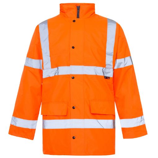 Picture of Orange High Visibility Delux Parka Jacket - 2XL