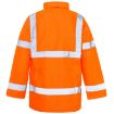 Picture of Orange High Visibility Delux Parka Jacket- XL