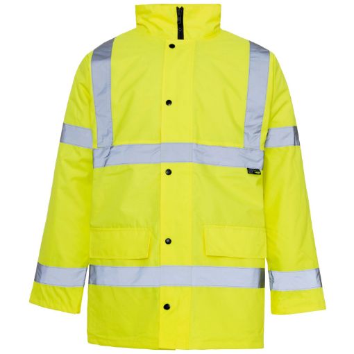 Picture of Yellow High Visibility Delux Parka Jacket - 4XL