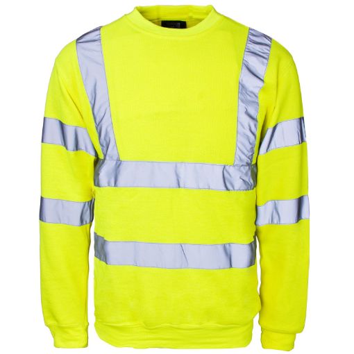 Picture of Yellow Hi Vis Sweatshirt - 3XL