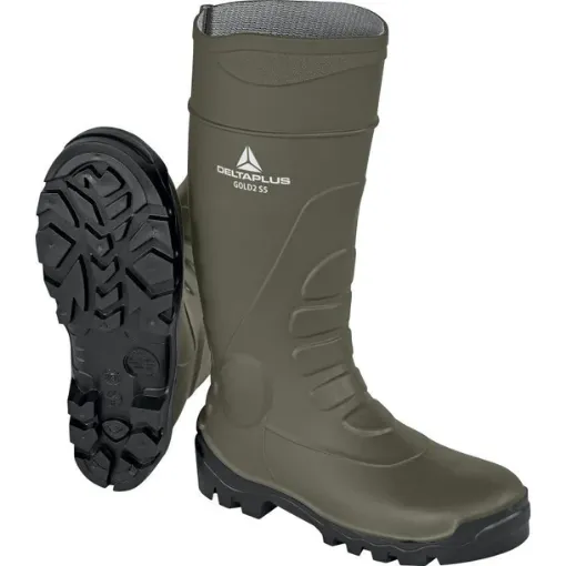 Picture of Delta Plus Iron S5 SRC Khaki Safety Wellington Boots - 08