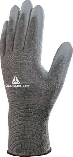 Picture of Delta Plus VE702PG Grey Knitted Back PU Gloves - 08