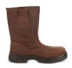 Picture of Click S3 Fur lined Brown Rigger Boots Size 6