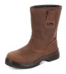 Picture of Click S3 Fur lined Brown Rigger Boots Size 10