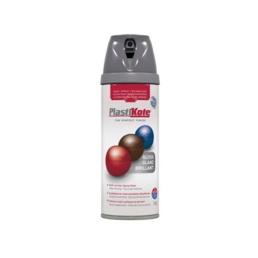 Picture of Plastikote Twist & Spray Gloss Medium Grey