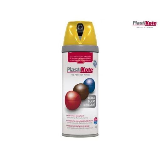 Picture of Plastikote Twist & Spray Gloss Yellow