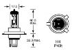 Picture of Lucas 472 Bulb 12v 60/55w P43t H4 'E'