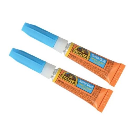 Picture of Gorilla Super Glue Tubes 3g Twin Pack