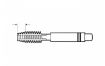 Picture of Volkel M4 x 0.7 2nd HSS Metric Straight Tap