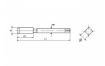 Picture of Volkel M5 x 0.8 2nd HSS Metric Straight Tap