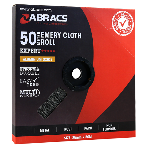 Picture of Abracs Emery Cloth Roll P80, 50mm X 50M